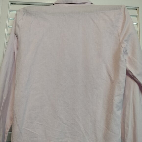 Light lavender pink linen shirt - Picture 4 of 4